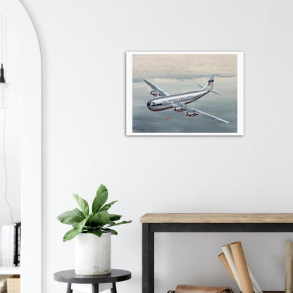 Thijs Postma - Poster - Boeing 377 Stratocruiser In The Far East Poster Only TP Aviation Art 