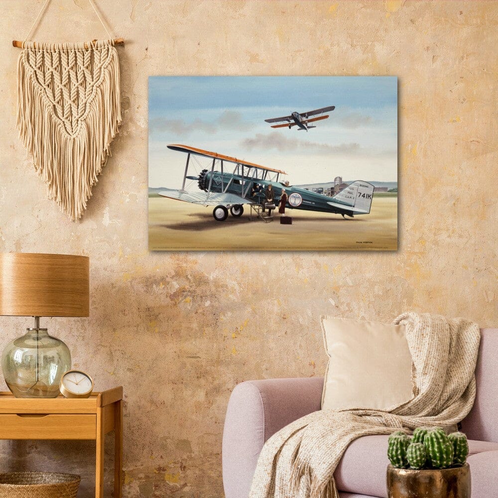 Thijs Postma - Poster - Boeing 40 Getting Aboard Poster Only TP Aviation Art 