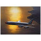 Thijs Postma - Poster - Boeing 707 Against The Sun Poster Only TP Aviation Art 70x100 cm / 28x40″ 