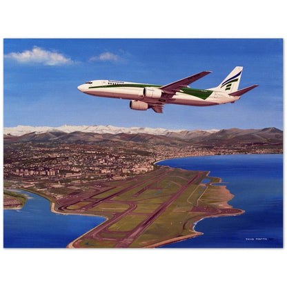 Thijs Postma - Poster - Boeing 737-700 Transavia Overhead Nice Poster Only TP Aviation Art 45x60 cm / 18x24″ 