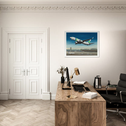 Thijs Postma - Poster - Boeing 737-800 Transavia Orly Poster Only TP Aviation Art 