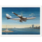Thijs Postma - Poster - Boeing 747-400 KLM Over Manhattan Poster Only TP Aviation Art 45x60 cm / 18x24″ 