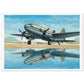Thijs Postma - Poster - Curtiss C-46 With Water Reflection Poster Only TP Aviation Art 