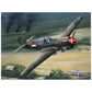 Thijs Postma - Poster - Curtiss P-40N Warhawk On The Attack Poster Only TP Aviation Art 45x60 cm / 18x24″ 
