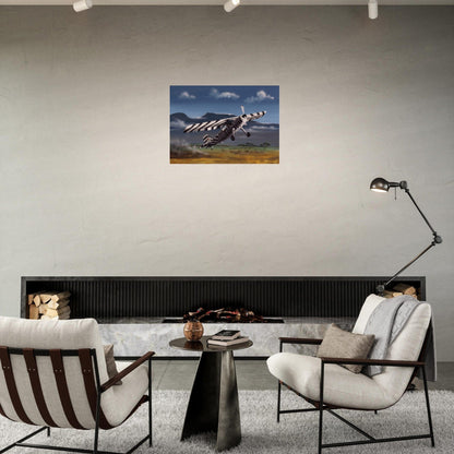 Thijs Postma - Poster - Dornier Do 27 Grzimek Serengeti Poster Only TP Aviation Art 
