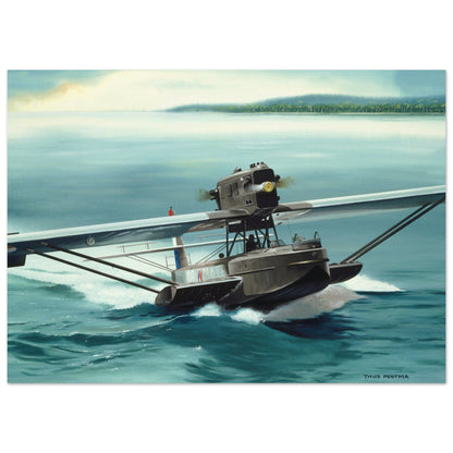Thijs Postma - Poster - Dornier Do J Wal MLD Poster Only TP Aviation Art 50x70 cm / 20x28″ 