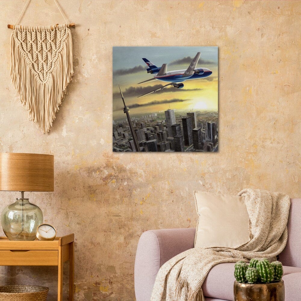 Thijs Postma - Poster - Douglas DC-10 CPA Over Toronto Poster Only TP Aviation Art 