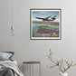 Thijs Postma - Poster - Douglas DC-10 CPA Over Vancouver - Metal Frame Poster - Metal Frame TP Aviation Art 