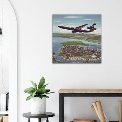 Thijs Postma - Poster - Douglas DC-10 CPA Over Vancouver Poster Only TP Aviation Art 
