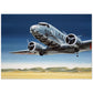 Thijs Postma - Poster - Douglas DC-2 Uiver Over Desert Poster Only TP Aviation Art 50x70 cm / 20x28″ 
