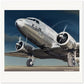 Thijs Postma - Poster - Douglas DC-3 Dakota KLM Ibis Parked Poster Only TP Aviation Art 