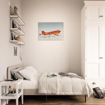 Thijs Postma - Poster - Douglas DC-3 KLM PH-ASM Orange Poster Only TP Aviation Art 