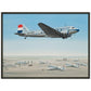 Thijs Postma - Poster - Douglas DC-3 KLM PH-TCZ Low Pass - Metal Frame Poster - Metal Frame TP Aviation Art 60x80 cm / 24x32″ Black 