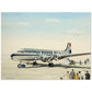 Thijs Postma - Poster - Douglas DC-4 Skymaster KLM PH-TLK Boarding Poster Only TP Aviation Art 45x60 cm / 18x24″ 