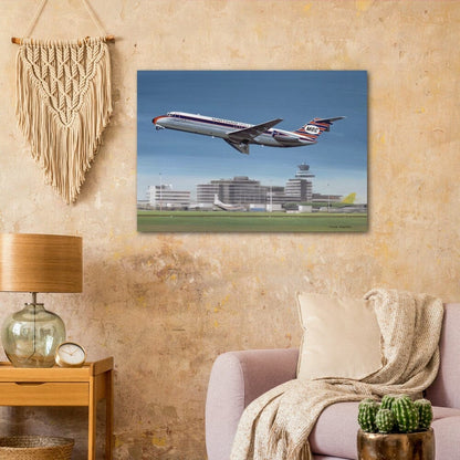 Thijs Postma - Poster - Douglas DC-9 Martinair Taking Off Poster Only TP Aviation Art 