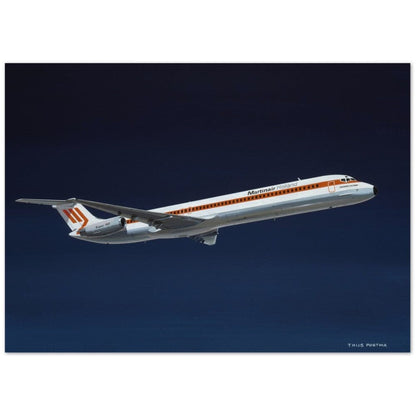 Thijs Postma - Poster - Douglas DC-9 MD-82 Martinair Poster Only TP Aviation Art 50x70 cm / 20x28″ 