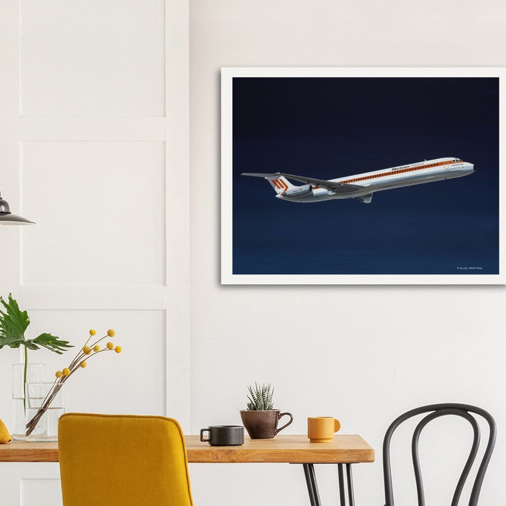 Thijs Postma - Poster - Douglas DC-9 MD-82 Martinair Poster Only TP Aviation Art 