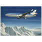 Thijs Postma - Poster - Douglas MD-11 Flying Over Snowy Mountains Poster Only TP Aviation Art 50x70 cm / 20x28″ 