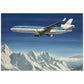 Thijs Postma - Poster - Douglas MD-11 Flying Over Snowy Mountains Poster Only TP Aviation Art 70x100 cm / 28x40″ 