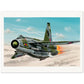 Thijs Postma - Poster - English Electric Lightning F6 At Full Speed Poster Only TP Aviation Art 60x80 cm / 24x32″ 