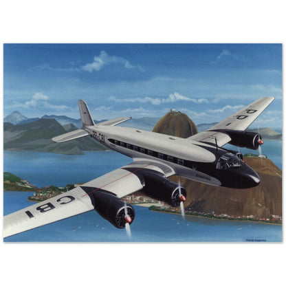 Thijs Postma - Poster - Focke Wulf Fw 200 Condor 'Abaitara' Rio de Janeiro Poster Only TP Aviation Art 50x70 cm / 20x28″ 