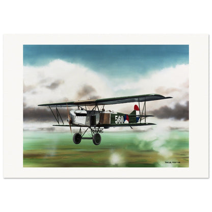 Thijs Postma - Poster - Fokker C.IV LVA Poster Only TP Aviation Art 70x100 cm / 28x40″ 