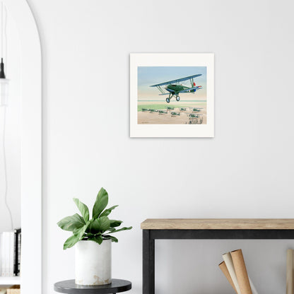 Thijs Postma - Poster - Fokker D.XVII Lined Up Poster Only TP Aviation Art 