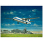 Thijs Postma - Poster - Fokker F-27 Friendship Taking Off From Schiphol Poster Only TP Aviation Art 45x60 cm / 18x24″ 