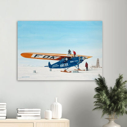 Thijs Postma - Poster - Fokker F.VIIa-3m Byrd Arctic Expedition Poster Only TP Aviation Art 