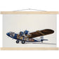 Thijs Postma - Poster - Fokker F.XXXVI Cutaway - Hanger Poster - Hanger TP Aviation Art 30x45 cm / 12x18″ natural wood 