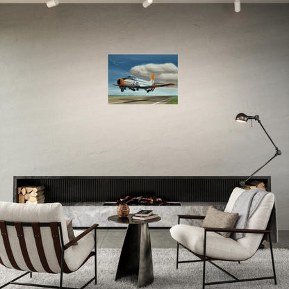 Thijs Postma - Poster - Fokker S-14 Mach Trainer Poster Only TP Aviation Art 