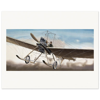Thijs Postma - Poster - Fokker Spin No.2 1911 Poster Only TP Aviation Art 40x50 cm / 16x20″ 