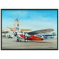 Thijs Postma - Poster - Fokker USA F.10 Glendale Los Angeles - Metal Frame Poster - Metal Frame TP Aviation Art 50x70 cm / 20x28″ Black 