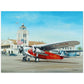 Thijs Postma - Poster - Fokker USA F.10 Glendale Los Angeles Poster Only TP Aviation Art 60x80 cm / 24x32″ 