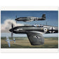 Thijs Postma - Poster - Heinkel He 100 Close Up In Action Poster Only TP Aviation Art 