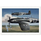 Thijs Postma - Poster - Heinkel He 100 Close Up In Action Poster Only TP Aviation Art 