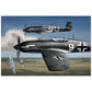 Thijs Postma - Poster - Heinkel He 100 Close Up In Action Poster Only TP Aviation Art 60x90 cm / 24x36″ 