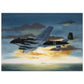 Thijs Postma - Poster - Junkers Ju 290 Over Atlantic 1943 Poster Only TP Aviation Art 50x70 cm / 20x28″ 