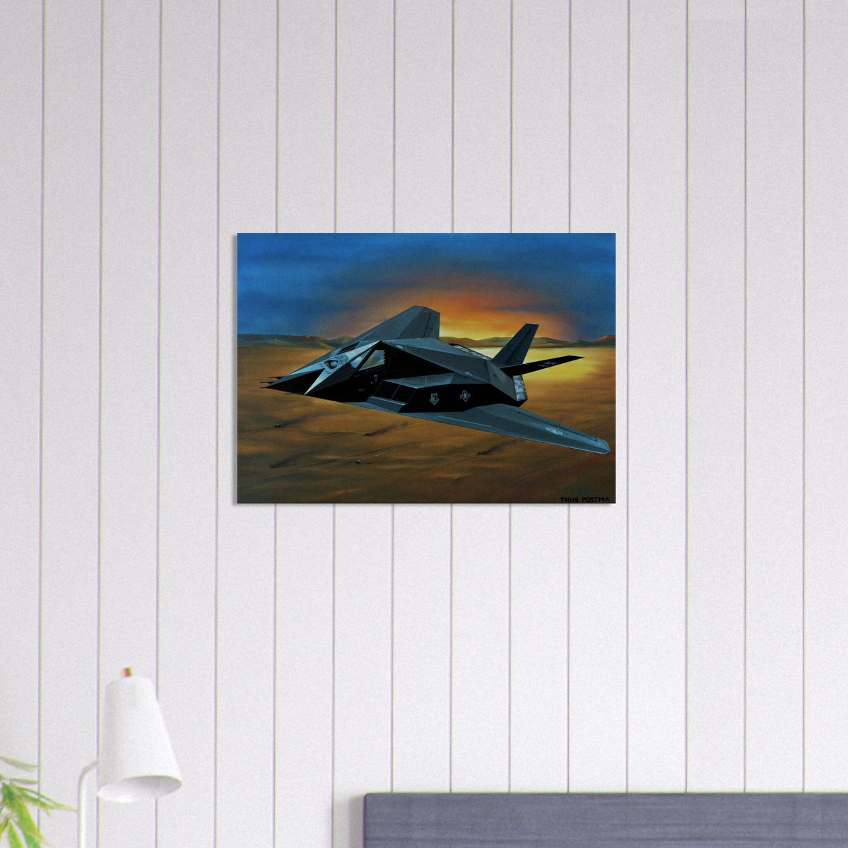 Thijs Postma - Poster - Lockheed F-117 Nighthawk Over Desert – TP ...