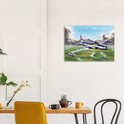Thijs Postma - Poster - Lockheed F-80B Of The 36th Fighter Group Poster Only TP Aviation Art 