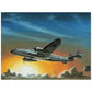 Thijs Postma - Poster - Lockheed L-049 Constellation PH-TAV Seeing The Sun Poster Only TP Aviation Art 60x80 cm / 24x32″ 