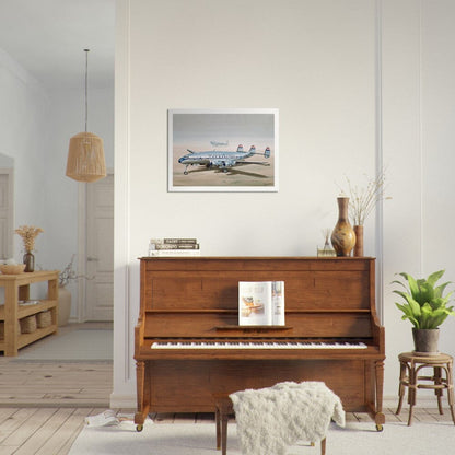 Thijs Postma - Poster - Lockheed L-049 PH-TAV Ground Poster Only TP Aviation Art 