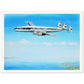 Thijs Postma - Poster - Lockheed L-1049 PH-LKE Over Sea Print Material TP Aviation Art 