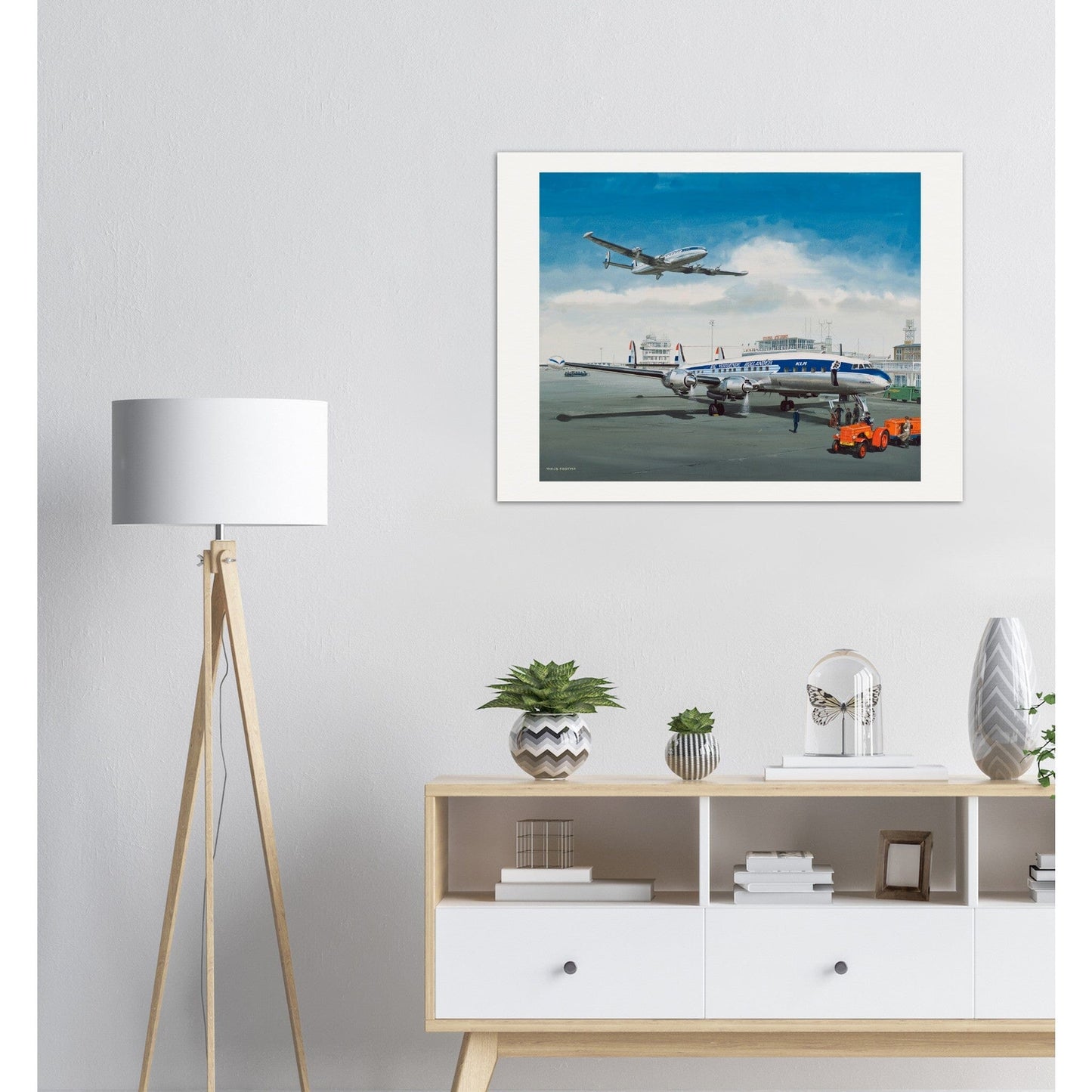Thijs Postma - Poster - Lockheed L-1049 PH-LKF Phoenix Poster Only TP Aviation Art 