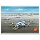 Thijs Postma - Poster - Lockheed L-1049 Super Constellation PH-LKC 1965 Poster Only TP Aviation Art 45x60 cm / 18x24″ 