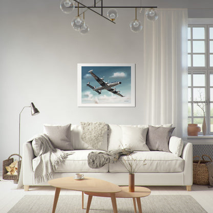 Thijs Postma - Poster - Lockheed L-1049H KLM PH-LKN Poster Only TP Aviation Art 