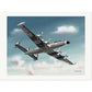 Thijs Postma - Poster - Lockheed L-1049H KLM PH-LKN Poster Only TP Aviation Art 75x100 cm / 30x40″ 