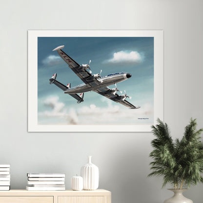 Thijs Postma - Poster - Lockheed L-1049H KLM PH-LKN Poster Only TP Aviation Art 