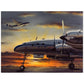 Thijs Postma - Poster - Lockheed L-749 NEI Sunset Poster Only TP Aviation Art 45x60 cm / 18x24″ 