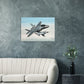 Thijs Postma - Poster - Lockheed-Martin F-35 JSF Next To F-16 Poster Only TP Aviation Art 